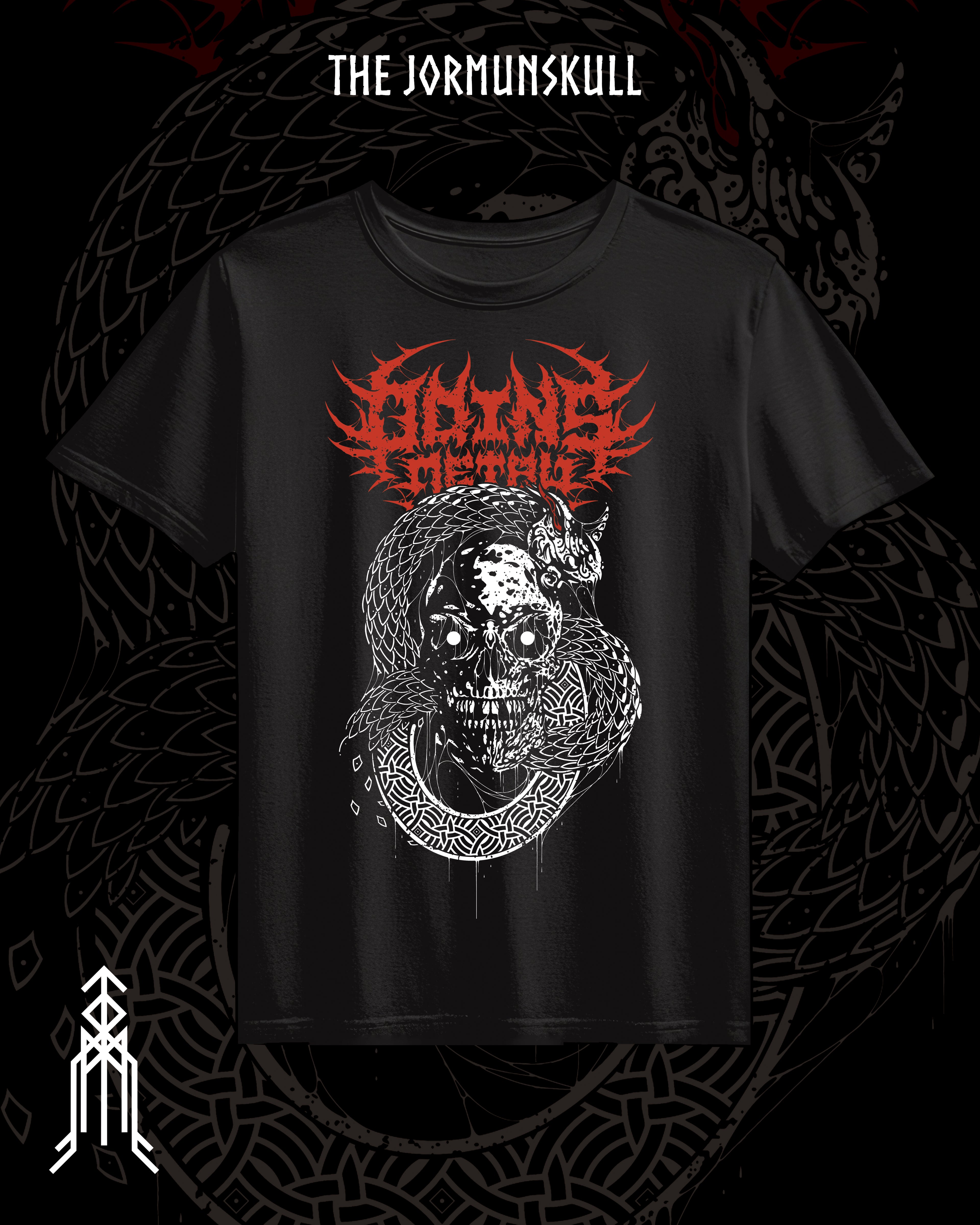 The "JörmunSkull" Heavy Metal T Shirt