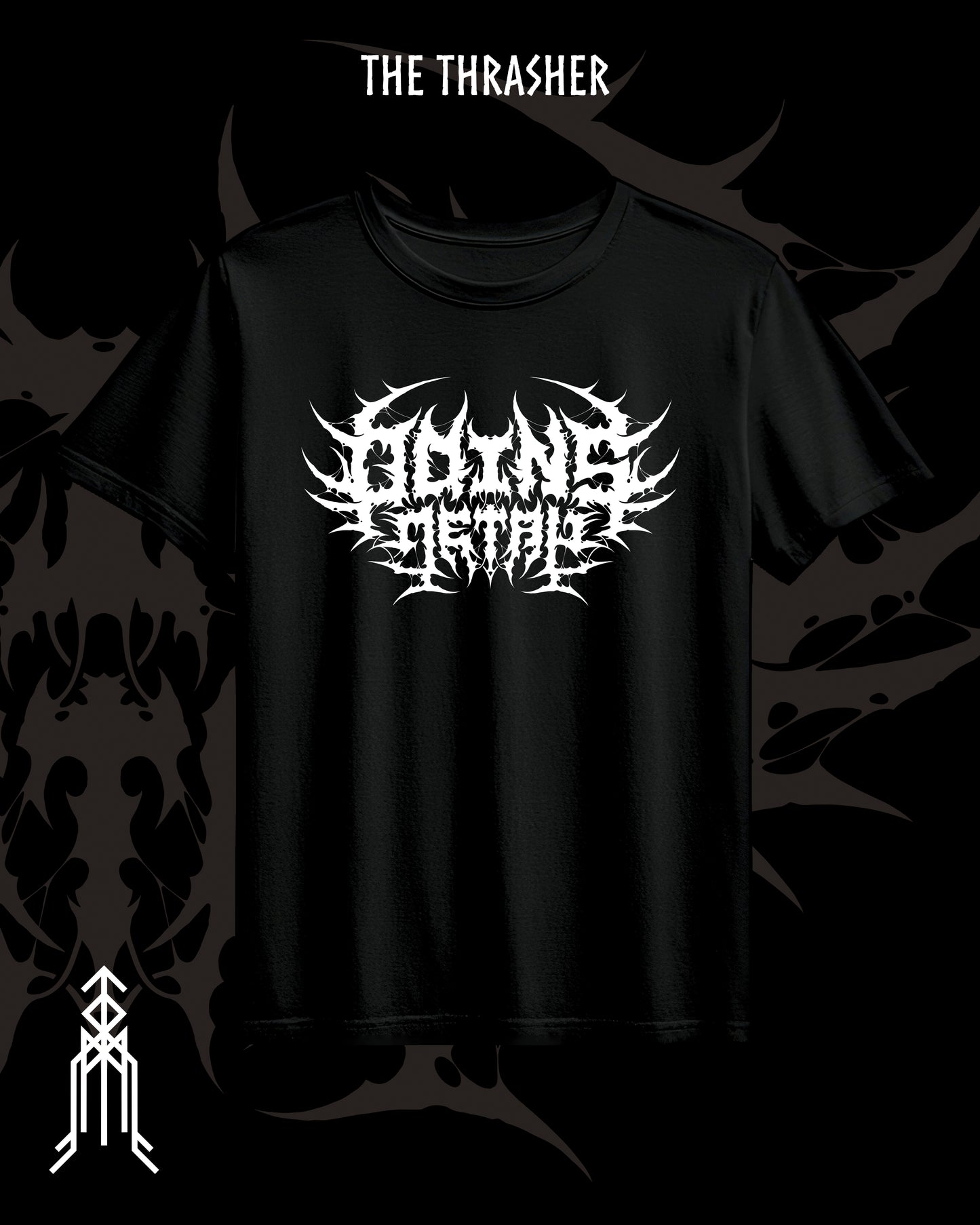The "Thrasher" Black T-Shirt
