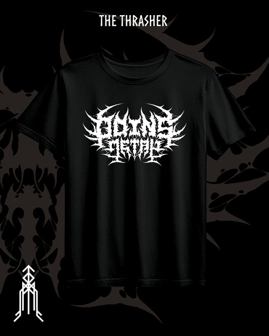The "Thrasher" Black T-Shirt