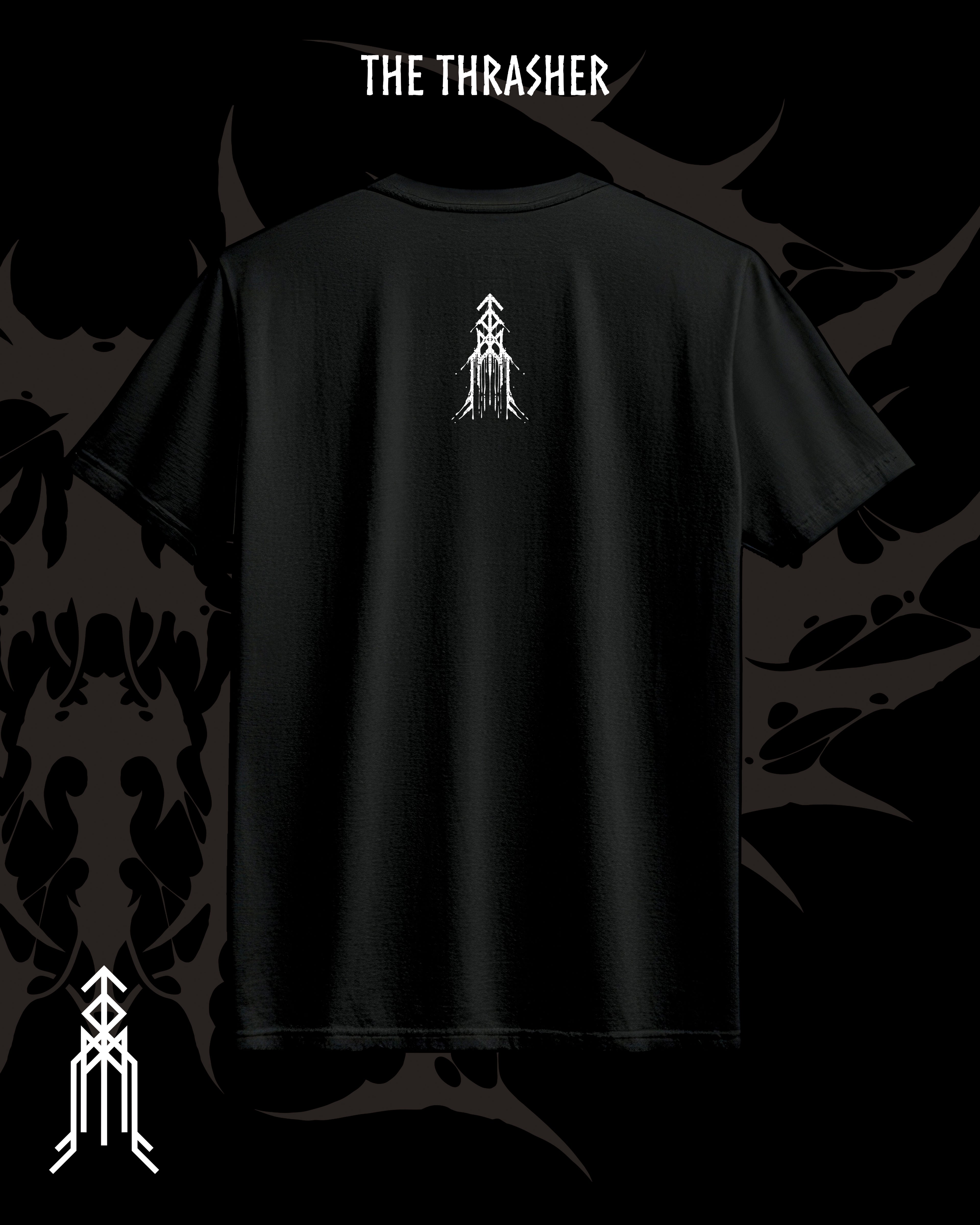 The "Thrasher" Black T-Shirt